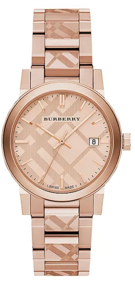 bu9039 swiss luxury burberry watch|the city engraved check rose gold women's watch bu9039.